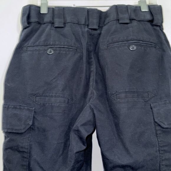 5.11 Tactical Mens Cargo Pants Size 28 Black Cotton/Polyester - Picture 9 of 12
